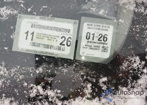 2018 Mitsubishi Eclipse Cross Se/Sel from USA, damaged, VIN JA4AT5AA1JZ069934